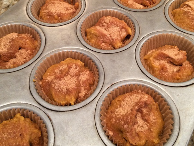 Cinnamon Pumpkin Muffins